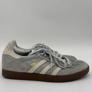 Adidas Gazelle Sneakers Blue Suede Womens Size 7 Lace Up Shoes